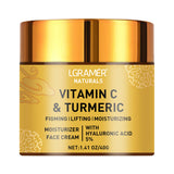 Cúrcuma Vitamina C Creme facial Retinol Hidratante Refirmante Hialurónico Branqueador Reparador Suave Cuidados com a pele Cremes branqueadores